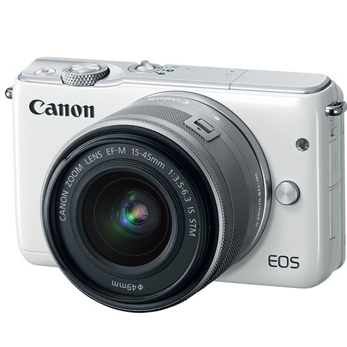 Máy Ảnh Canon EOS M10 KIT EF-M15-45 (Trắng)